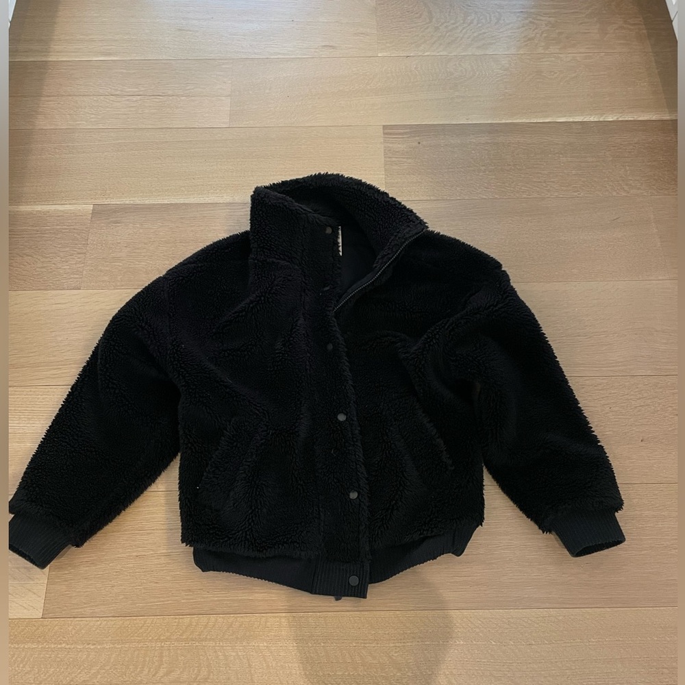 Alo Sherpa Varsity Jacket Size Small